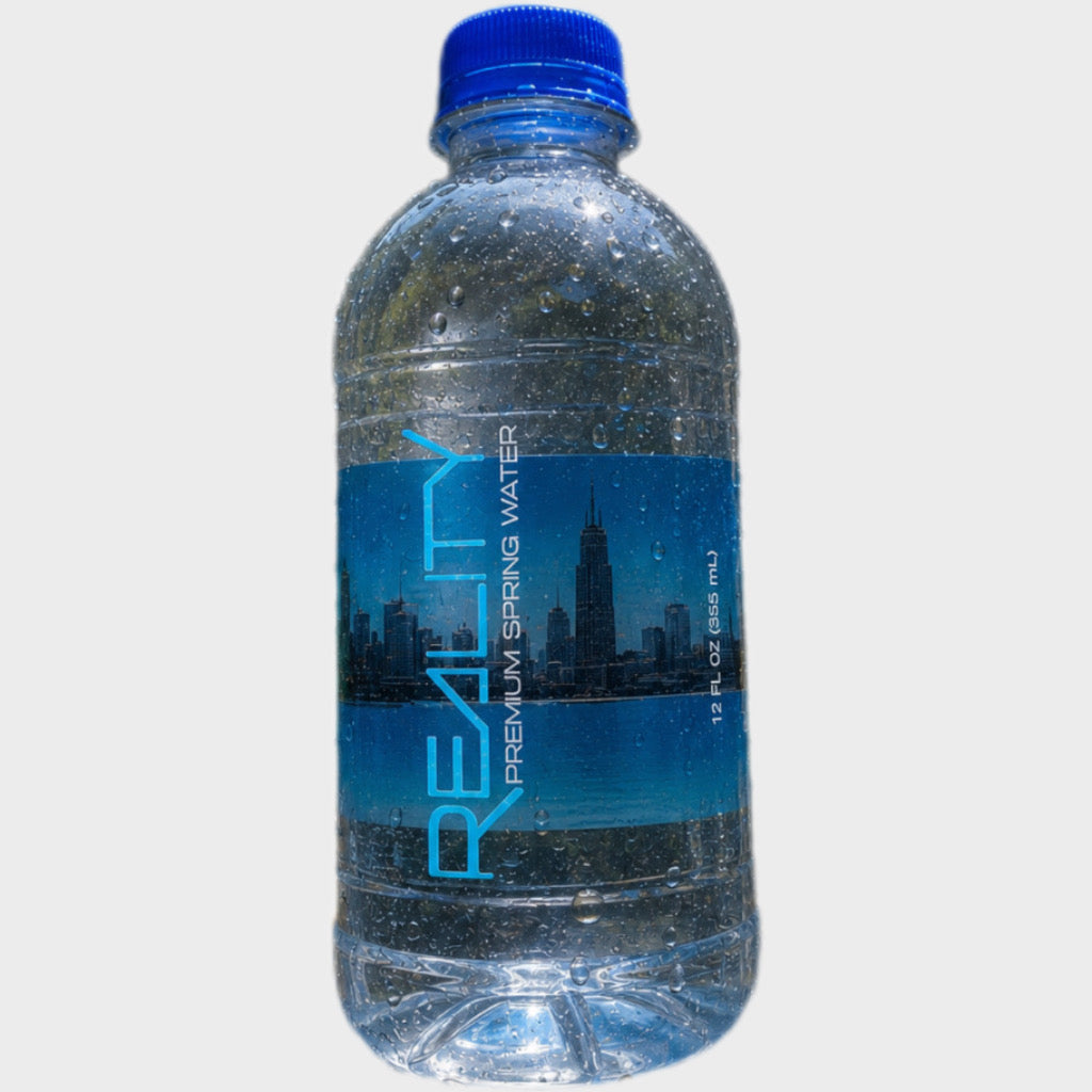 Reality Premium Spring Water® – 12 oz. (24-Bottle Case)