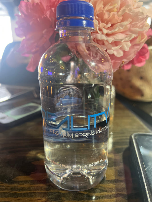 Reality Premium Spring Water, 24 Case, 12 oz. BPA Free Water Bottles