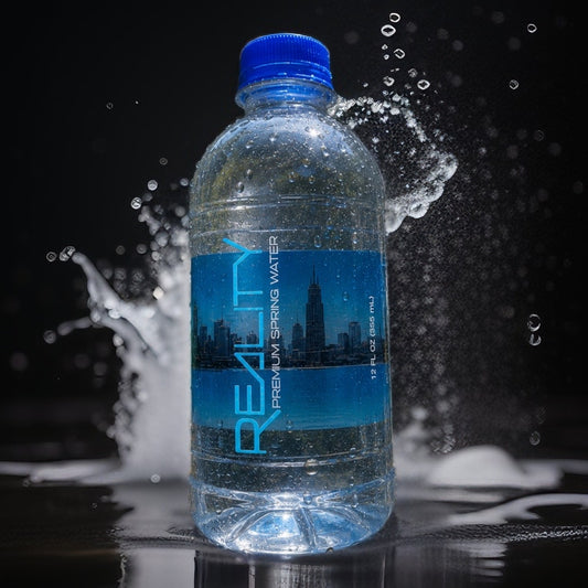 Reality Premium Spring Water, 12 oz. BPA Free Water Bottle