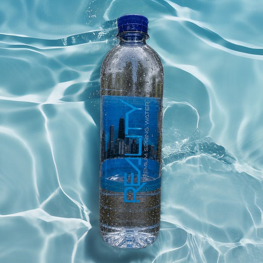 Reality Premium Spring Water, 20 oz. BPA Free Water Bottle