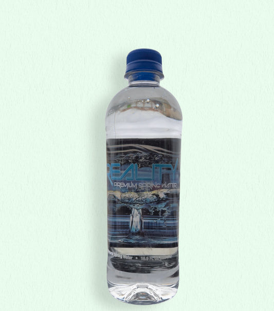 Reality Premium Spring Water, 16.9 oz. BPA Free Water Bottle