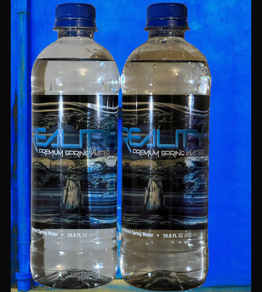 Reality Premium Spring Water, 24 Case, 16.9 oz. BPA Free Water Bottles